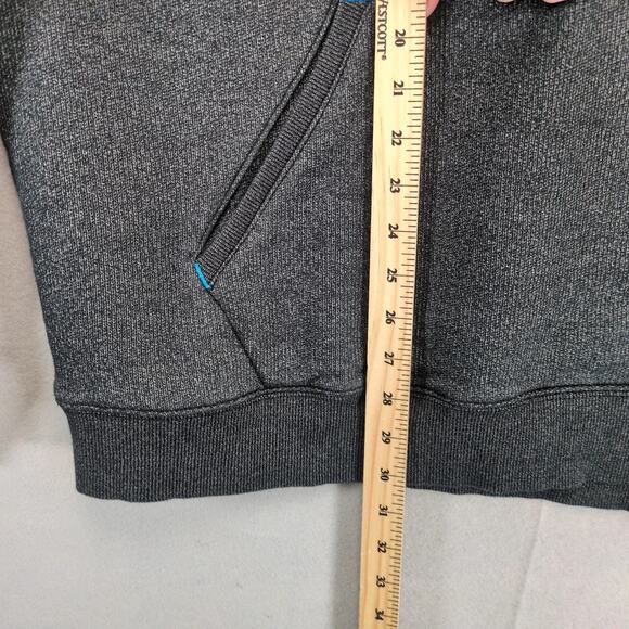 Columbia 1/4 Zip Pullover Fleece Jacket Men's XXL Black Front Kangaroo Pockets - Picture 7 of 10